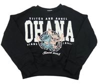 Čierna mikina so Stitchem Disney