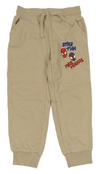 Béžové tepláky se Spider-manem Primark
