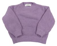Lila žinylkový sveter H&M