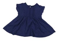 Tmavomodré bavlnené šaty George