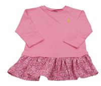 Světlerůžová peplum tunika se srdíčky Studio 