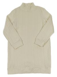 Smotanové vzorované šaty s rolákom PatPat