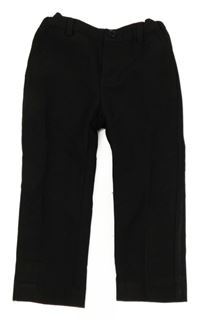 Černé společenské kalhoty s puky H&M