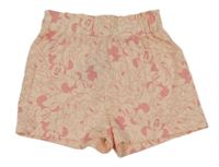 Broskvové bavlnené šaty s Minnií Primark