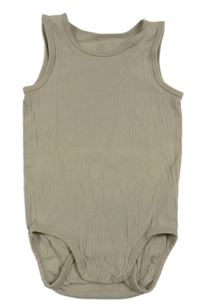 Béžové rebrované body H&M