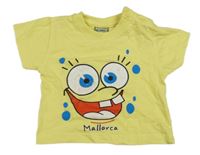 Žlté tričko so SpongeBobem
