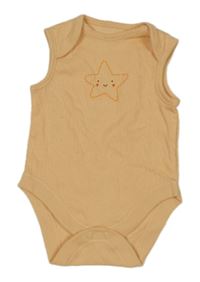 Oranžové strukturované body s hviezdou Primark