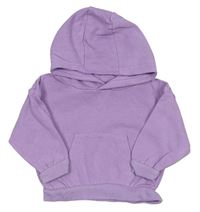 Levandulová oversize mikina s vreckom a kapucňou PRIMARK