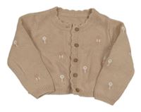 Pudrový prepínaci sveter s kvietkami George