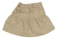 Béžová rifľová sukňa H&M