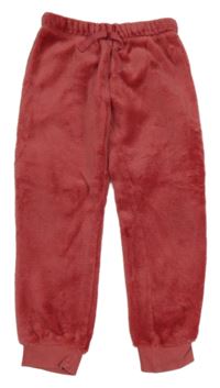 Jahodové plyšové nohavice lupilu