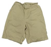 Béžové chino plátěné kraťasy F&F