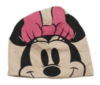 Světlepudrová čepice s Minnie Disney