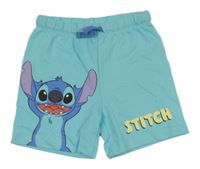 Azurové teplákové kraťasy so Stitchem Disney