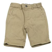 Béžové plátěné chino kraťasy Primark