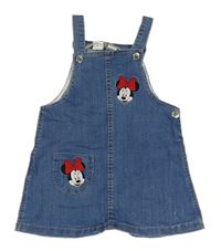 Modré rifľové na traké šaty s Minnie H&M