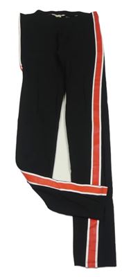 Černé legíny s pruhy H&M