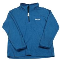 Petrolejová pruhovaná fleecová funčkní mikina Regatta