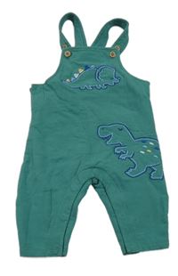 Zelené laclové tepláky s dinosaury M&S