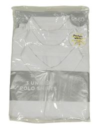 Nové - 3x bílé polo tričko Tu