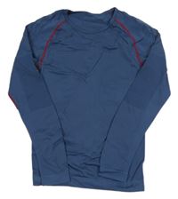 Tmavomodré spodné funkčné tričko Shamp