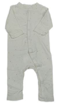 Biely bodkovaná ý overal s hviezdami H&M