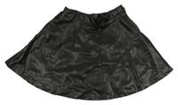 Čierna koženková sukňa H&M