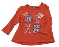 Červená tunika s nápisom Mexx