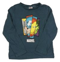 Tmavozelené triko s Avengers Marvel