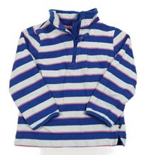 Modro-bielo-ružová pruhovaná mikina Joules