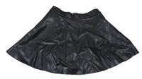 Čierna koženková sukňa H&M