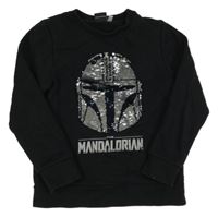 Černá mikina se Star Wars z překlápěcích flitrů