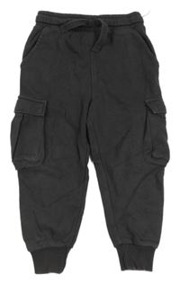 Tmavošedé tepláky s kapsami George