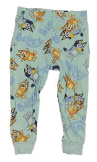 Světlemodré pyžamové kalhoty s Bluey George