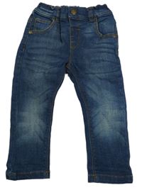 Tmavomodré skinny rifle Next