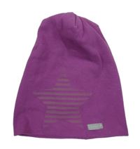 Fialová čapica s hviezdou