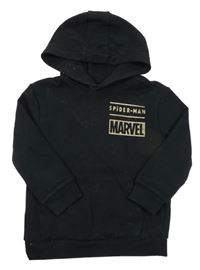 Čierna mikina so zlatými nápisy a kapucňou George