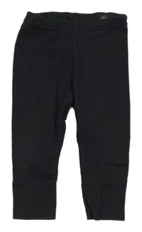 Antracitové rebrované legíny H&M