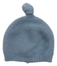 Modrá pletená čapica