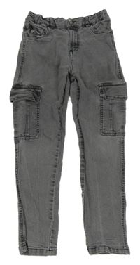 Sivé skinny rifle s vreckami Pepperts