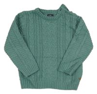 Zelený vzorovaný svetr Next