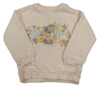 Svetloružová mikina s Bambim a kamarády zn. Disney