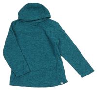 Zelenomodrá melírovaná funkční mikina s kapucí Regatta