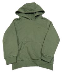 Khaki mikina s kapucňou Matalan