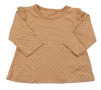 Broskvové bodkovaná é tričko George