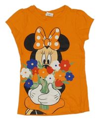 Oranžová tunika s Minnie 