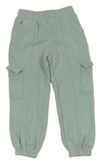 Světlezelené cargo tepláky Primark