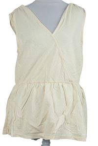 Dámska béžová peplum blúzka Primark