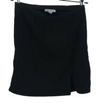 Dámska čierna rebrovaná sukňa Topshop