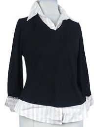 Dámská černo-pruhovaná halenka Dorothy Perkins 